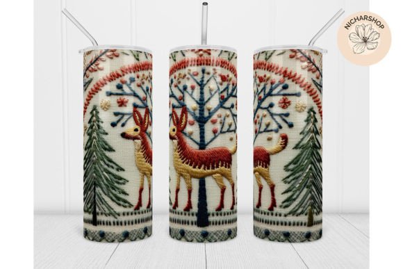 20oz Deer Embroidery Christmas Tumbler4 Review