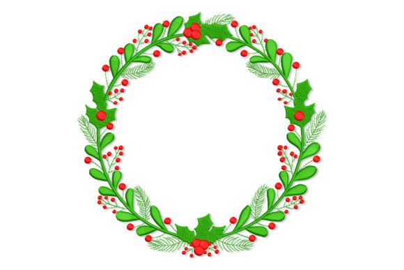 Christmas Wreath Embroidery Design Review