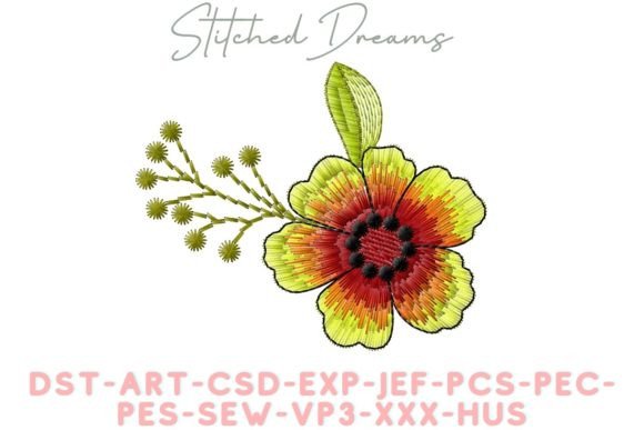 Creative Rose Embroidery Design Review for Merch
