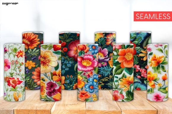 Embroidery Flowers Tumbler Bundle Review