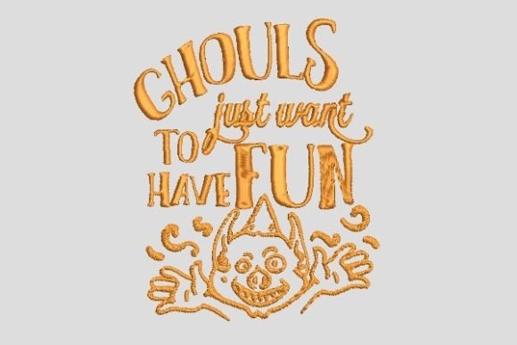Ghouls Just Want To Have Fun Embroidery Review