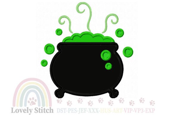 Halloween Cauldron Embroidery Review