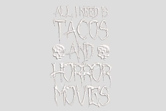Horror Skull Halloween Movie Embroidery Review