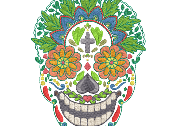 Sugar Skull Day of the Dead Embroidery Review